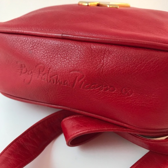 Paloma Picasso Vintage Red Handbag - Picture 9 of 14